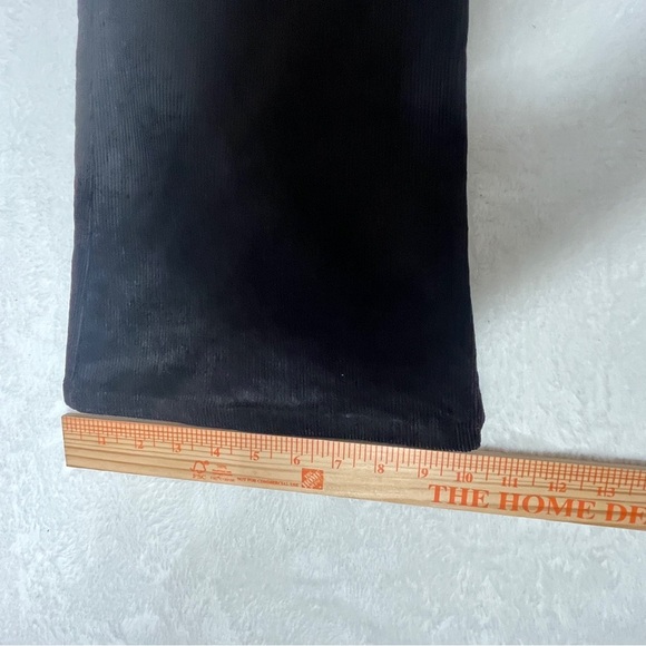 Wild Honey Flared Corduroy Pants Front Zipper and Pockets Black Size Small - Picture 10 of 10